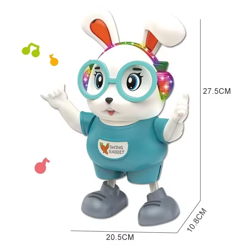 Swing Rabbit Dancing Toy – Rechargeable & Fun for Kids - 3