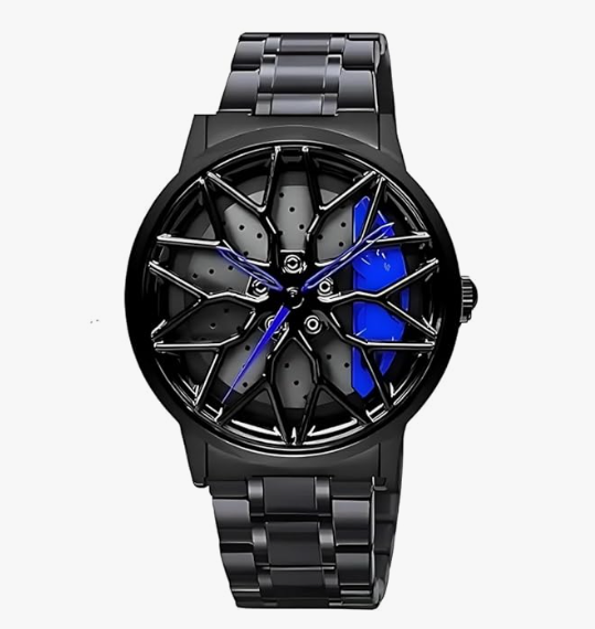 Men’s Sports Watch with Racing Rim Design