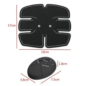 Mobile Gym 6 Pack EMS Abdominal Muscle Stickers - 2