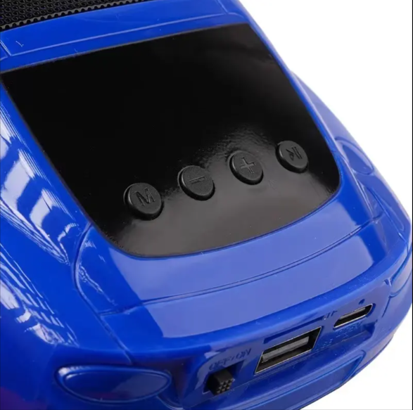 X-701 1200MAH Portable Blue Tooth Karaoke Speaker SUV Home Theatre Computer Car Shaped Mini BT Blue Tooth RGB LED Radio Wireless - 5