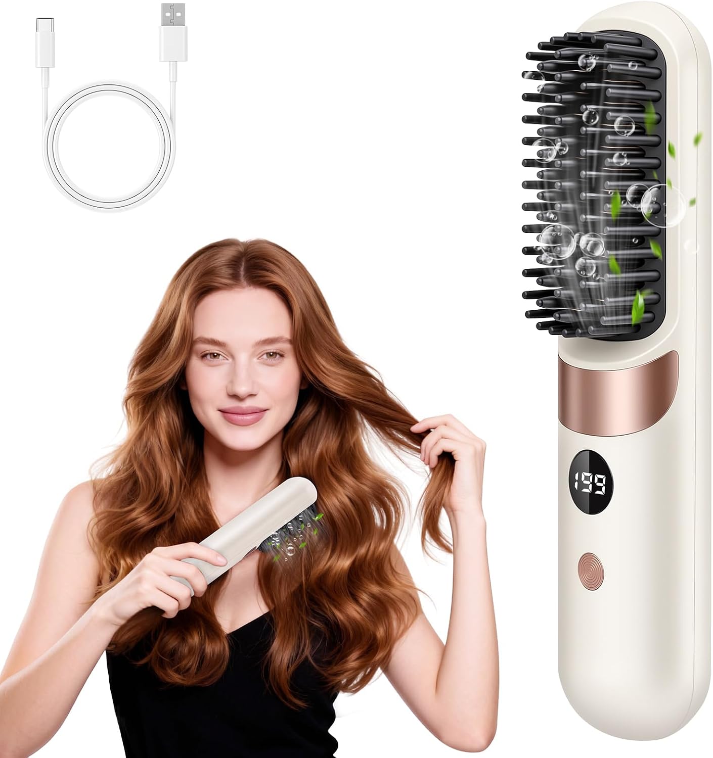 Cordless Hair Straightening Comb
