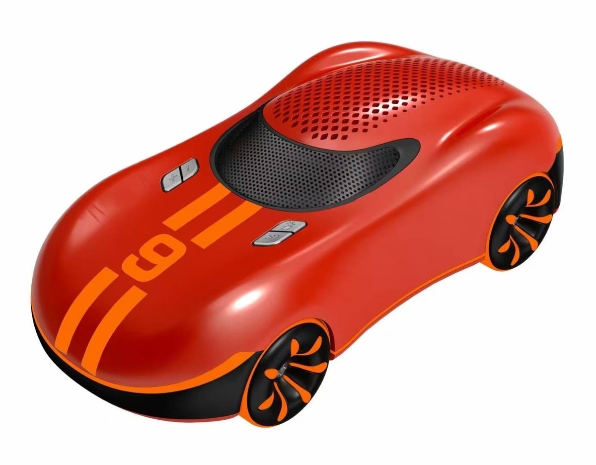 Carton Car-Shaped Home Audio Player Portable Wireless Blue Tooth Speakers - 2