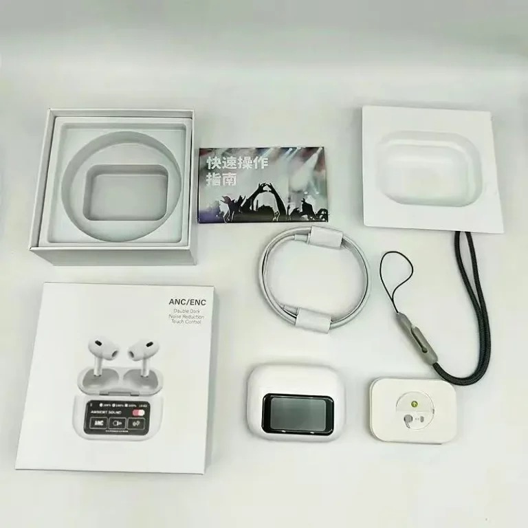 A9 Pro ANC Touch Screen Display Earbuds - 3