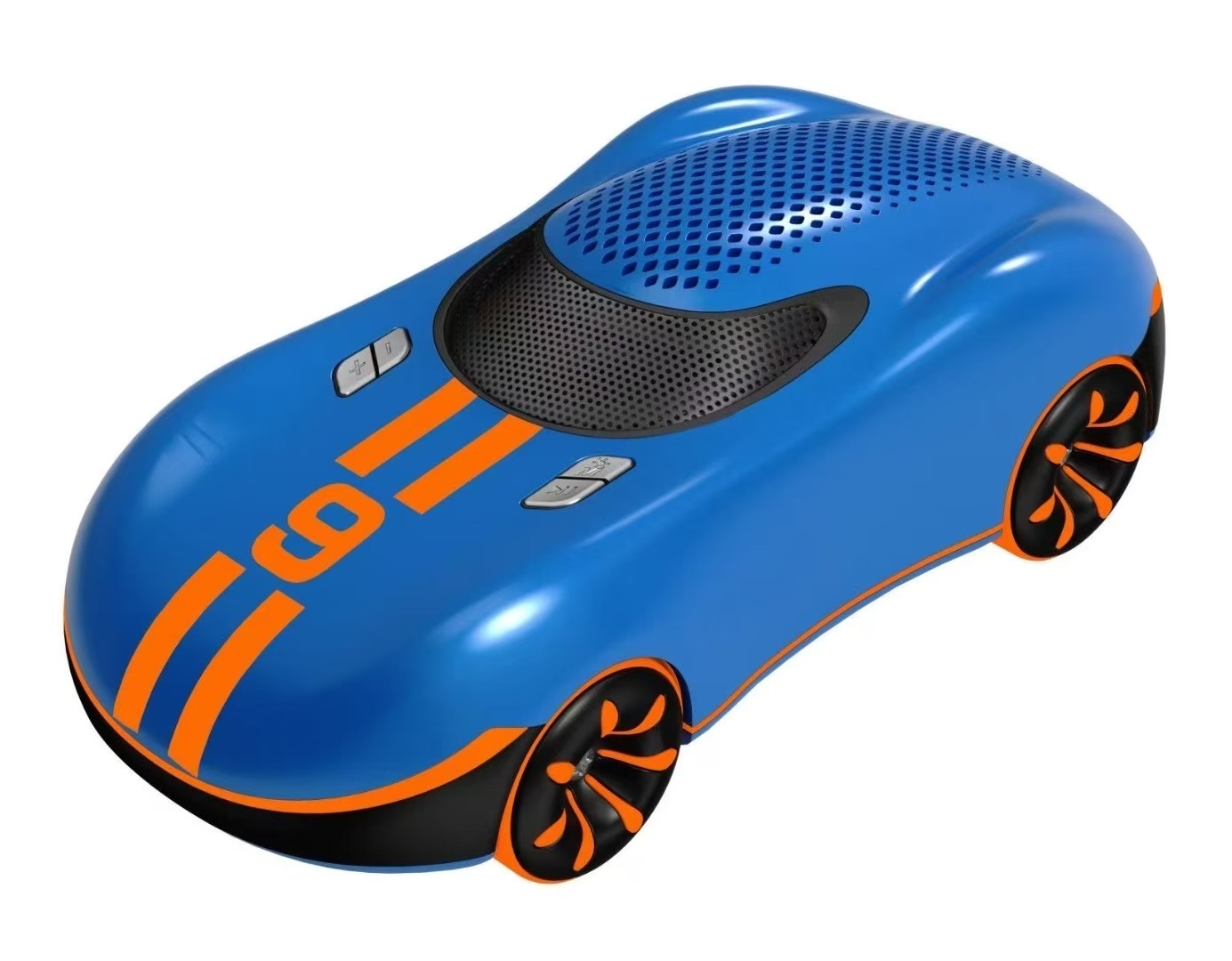 Carton Car-Shaped Home Audio Player Portable Wireless Blue Tooth Speakers - 3