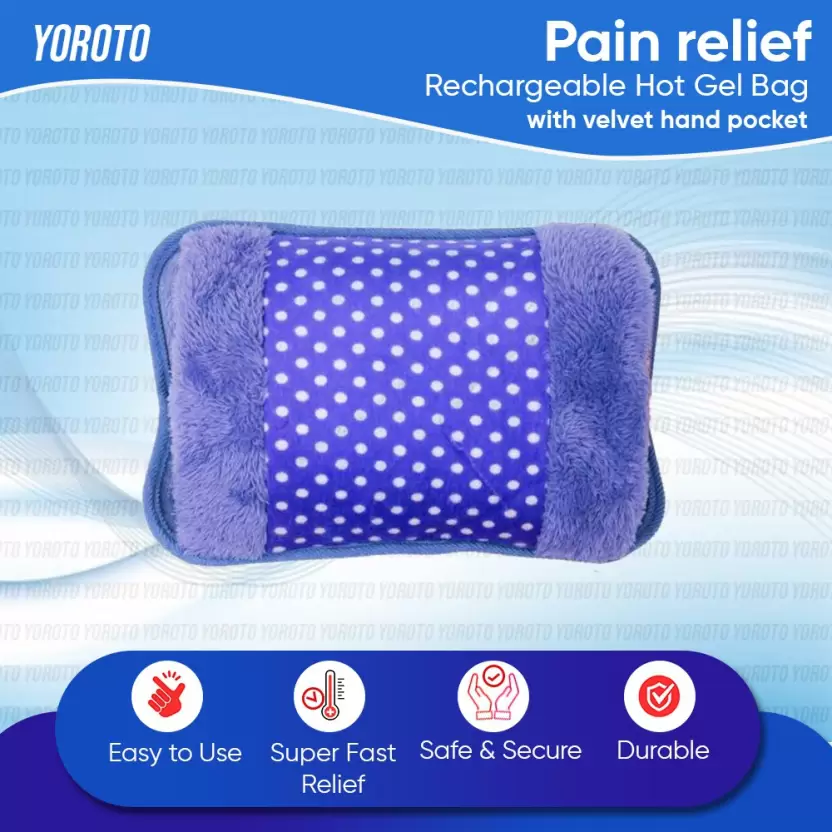 Electric Hot Water Bag Pain Remover - Multicolour - Hot Water Bag - 2