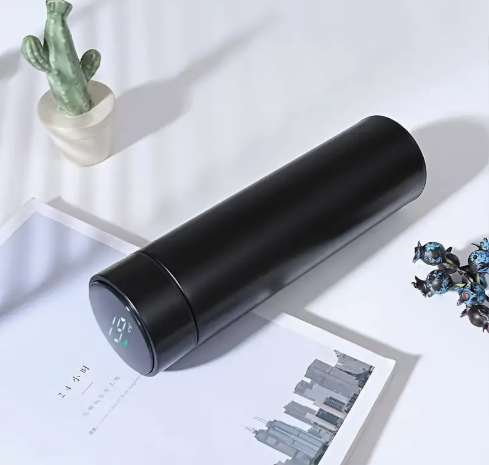 Insulated 304 Stainless Steel Smart Temperature Display Touch Water Cup, Straight Body, with LED Display - 3