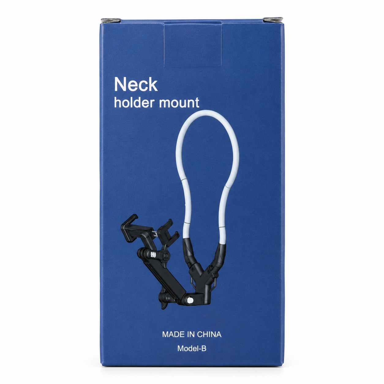 Hands-Free Magnetic & Flexible Neck Phone Holder Mount – 180° Adjustable POV Vlogging Bracket for Bike Riding, Unboxing, Cooking & Travel Recording - 6