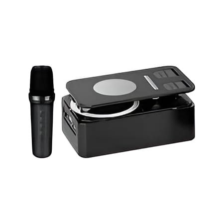 K-18 3 in 1 BT 5.3 Rotary Bracket Wireless Microphone Wireless Speaker Loud Audio HIFI BASS K18 Blue Tooth Speaker - 2