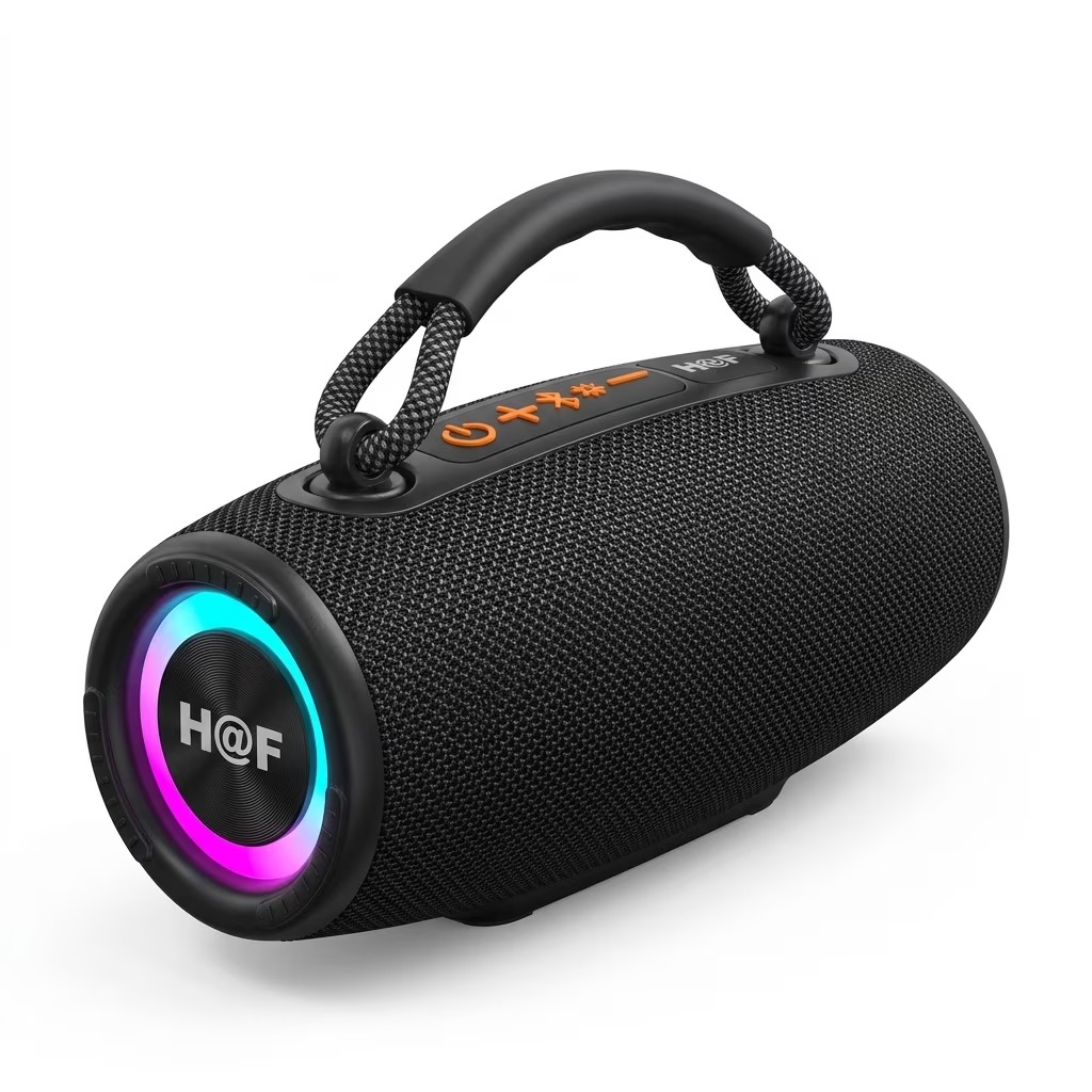 HF-F226 Portable Stereo Woofer Blue-tooth Speaker Super Bass Hifi Music IPX4 Waterproof Travel Wireless BT Speaker - 2