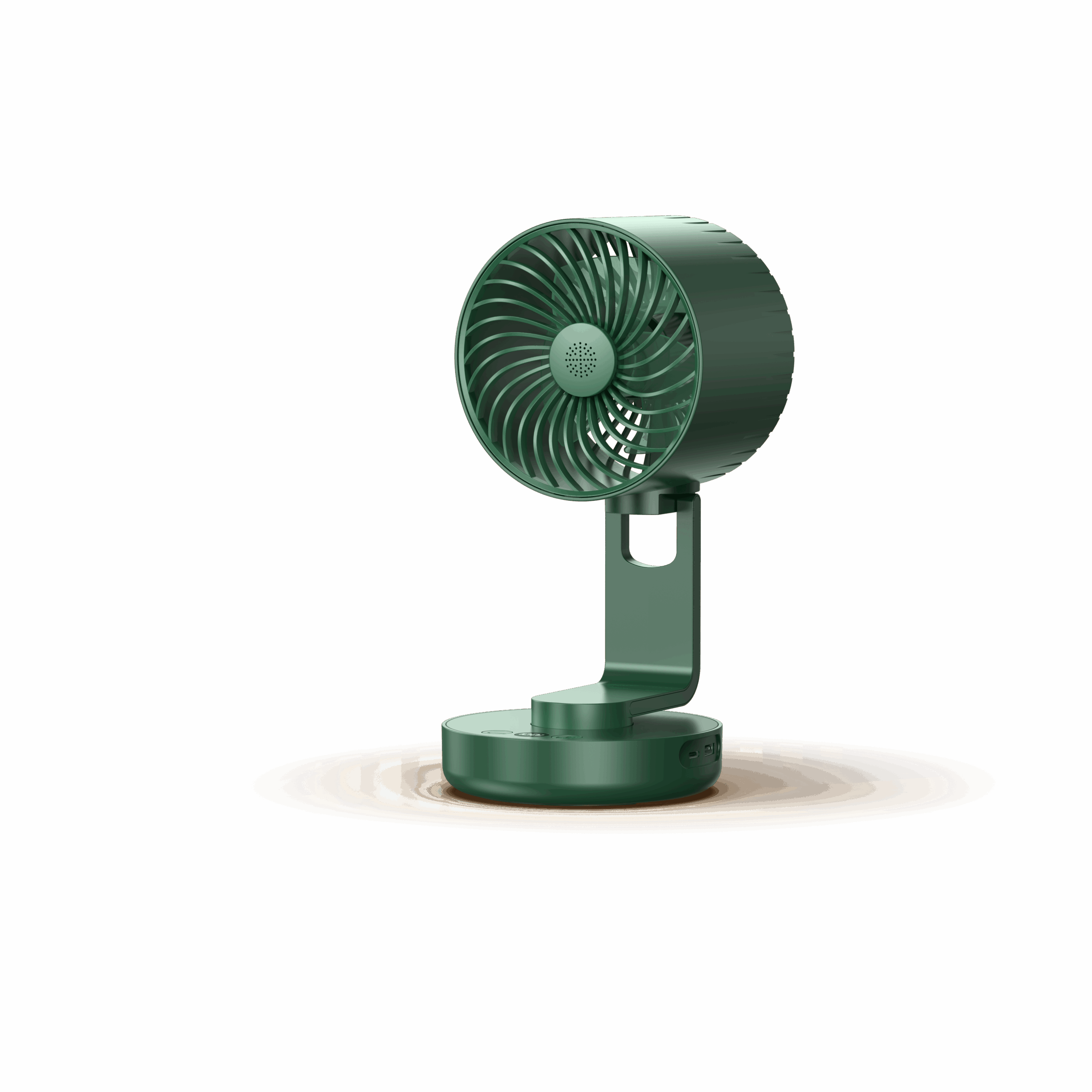 Awei F34 Strong Wind Air Circulation Wide Angle Night Lamp Fan 4000mAh - 3