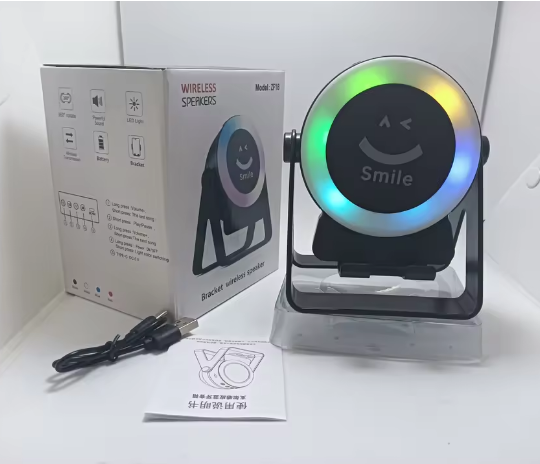 Advanced Bluetooth Speaker with Phone Stand RGB Color Sensor Technology Portable Wireless Speaker Waterproof for Karaoke - 3