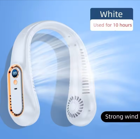 New Arrivals Wearable Neck Fan for Outdoor,new Design Rechargeable Usb Portable Cooling Neck Fan - 3