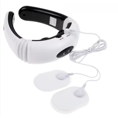 Cheap Neck and Shoulder Massager With Electrode Pads Smart Cervical Spine Care Massage Machine Electric Pulse Massage - 2