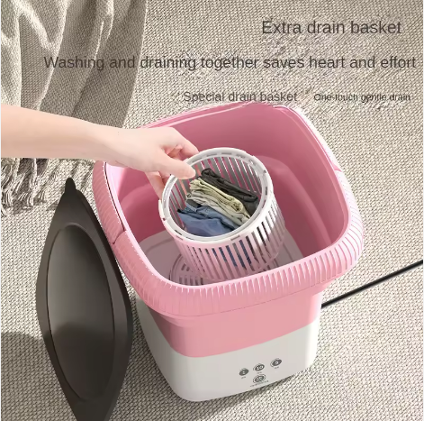 Electric Folding Household Folder Clothes Washer Mini Laundry Small Washing Machine - 6