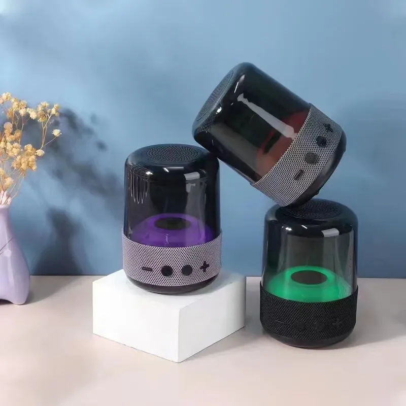 New Z5 mini Bluetooth 5.1 speakers Outdoor waterproof noise reduction subwoofer LED dazzling light wireless Bluetooth - 2