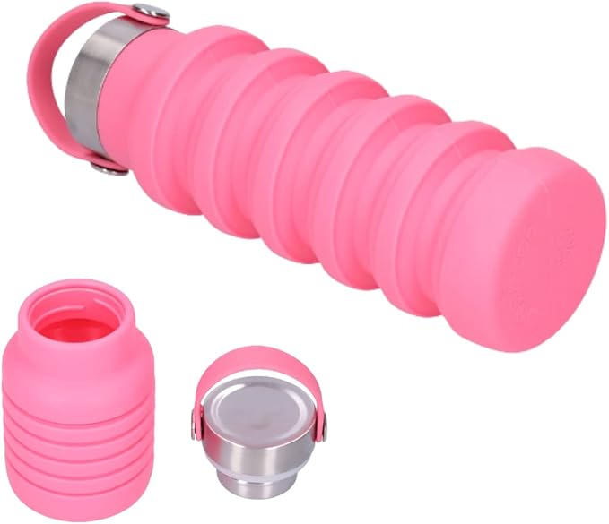 500ML Portable Silicone Water Bottle - 6
