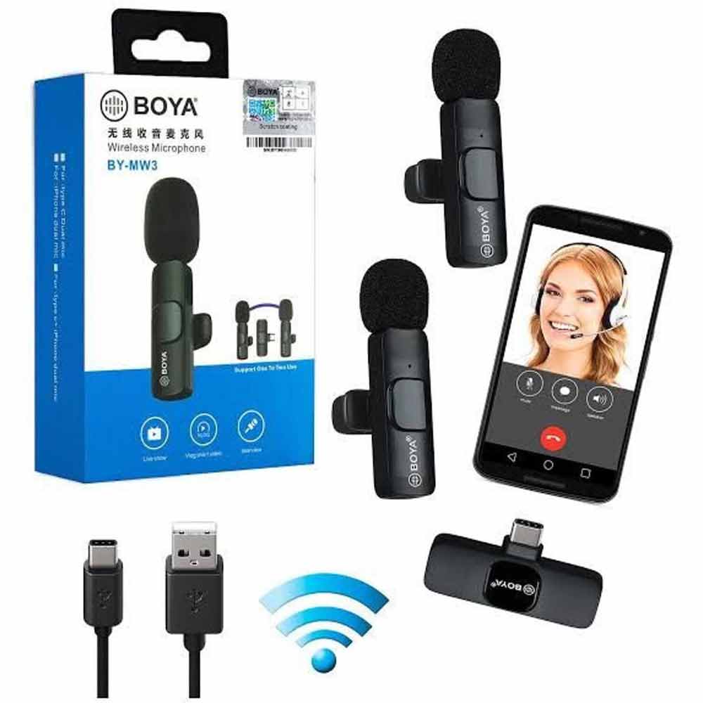 BOYA BY-MW3 Wireless Dual Microphone - 2