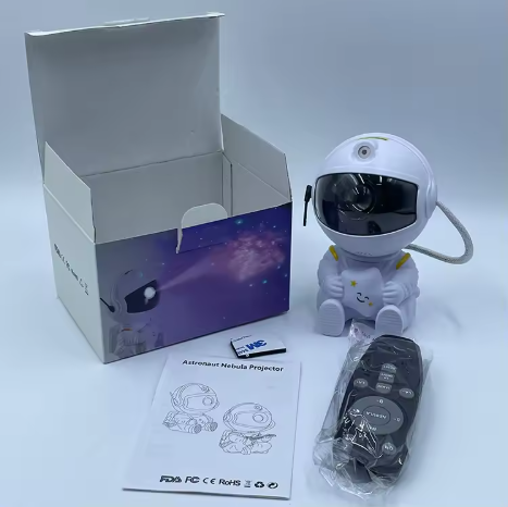 3D Astronaut Character Night Light Novelty Nebula Star Night Lamp Starry Projector Light Cheaper Price Night Lights for Kids - 3
