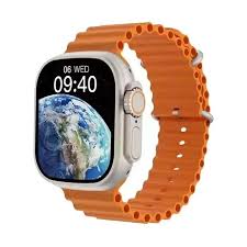 Microwear U10 Ultra Calling Smart Watch – Orange Color - 2
