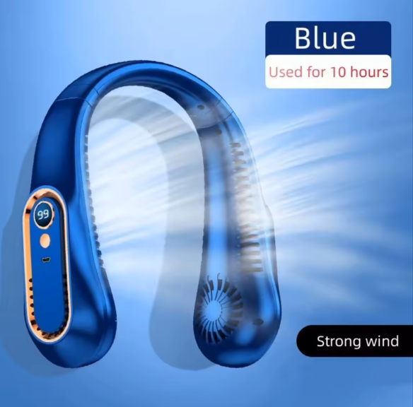 New Arrivals Wearable Neck Fan for Outdoor,new Design Rechargeable Usb Portable Cooling Neck Fan - 4