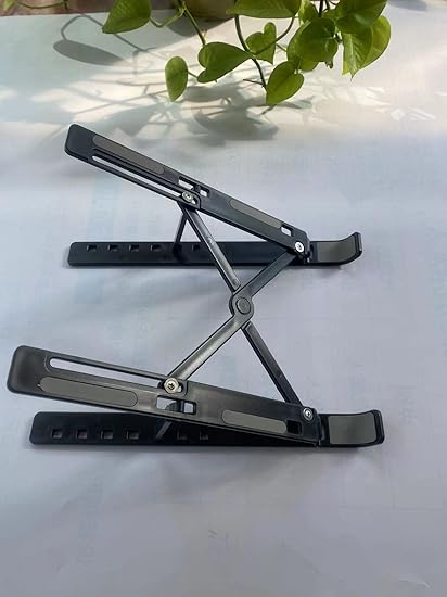Aluminum Alloy Adjustable Portable Folding Notebook Stand Foldable Laptop Stand - 3