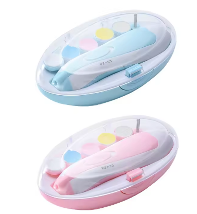 For Newborn Infant Baby Nail Trimmer Electric Baby Nail Clippers Safe Baby Nail File Kit Manicure Set Trim Polish Grooming Kit - 3