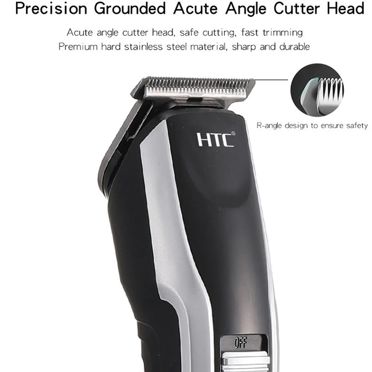 HTC AT-538 Hair and Beard Trimmer for Man - 2