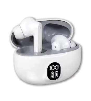 New ENC Noise Cancelling Bluetooth Headset Long Battery Life Low Latency Power Display Touch Sports Stereo Earbuds - 4