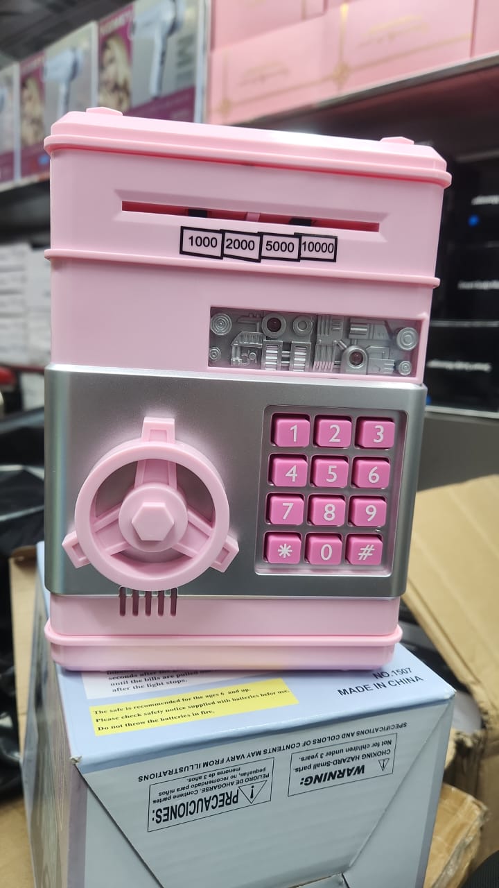 Electronic Piggy Bank Safe Box Money Boxes For Children Digital Coins Cash Saving Safe Deposit Mini ATM Machine Kids - 3