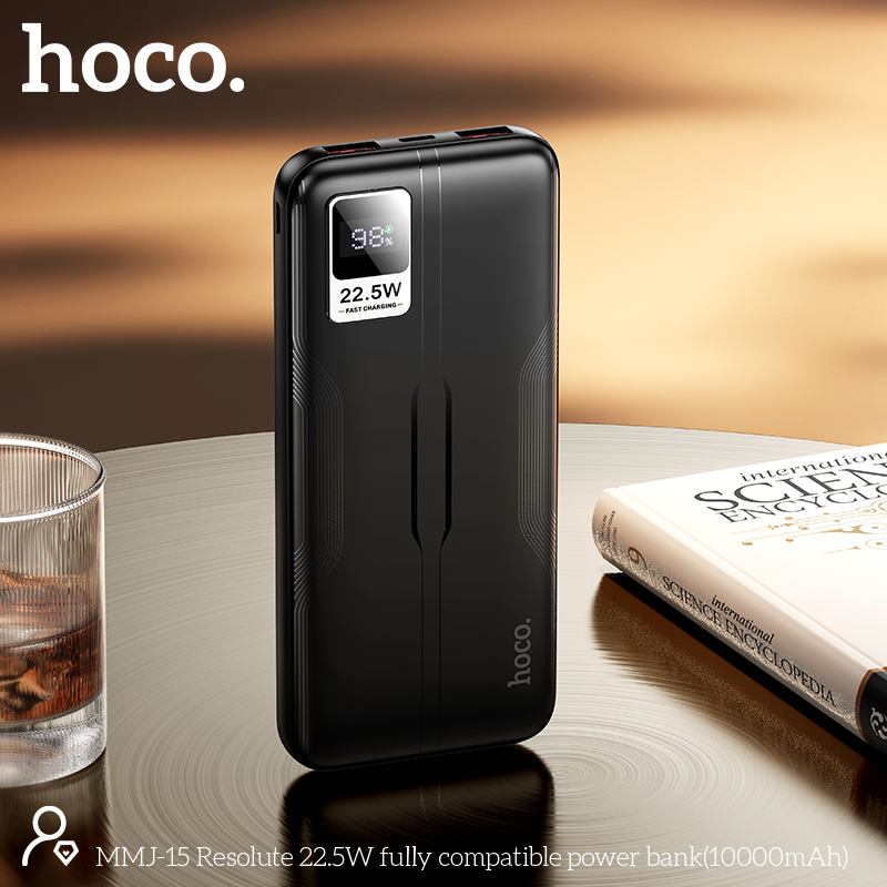 Hoco MMJ15 Resolute 22.5W 10000mAh Fast Charging Power Bank - 6