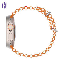 Microwear U10 Ultra Calling Smart Watch – Orange Color - 3