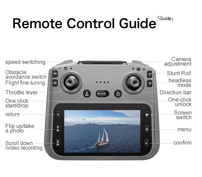 GT50 Smart Foldable Camera Drone - 4