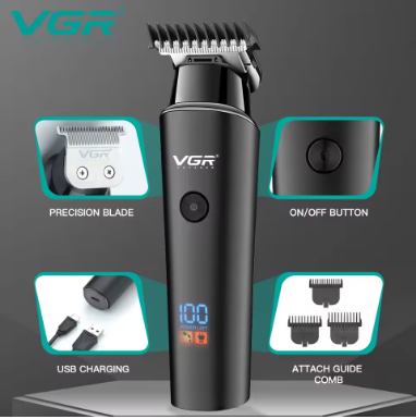 VGR V-937 Professional Rechargeable Electric Hair Trimmer - 4