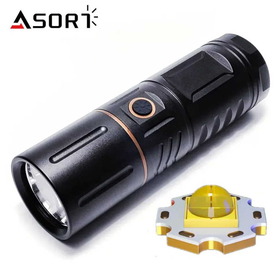 Strong Light Lamp T40 LED Flashlight USB Rechargeable Ultra-Bright Torch High Power Lantern Built-in Lithium Batteries - 2