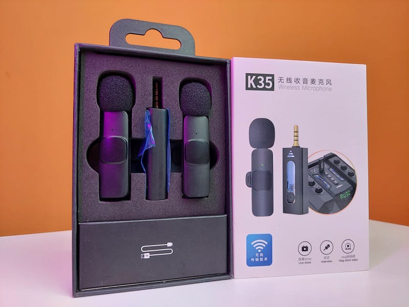 K35 Dual Wireless Microphone - 4