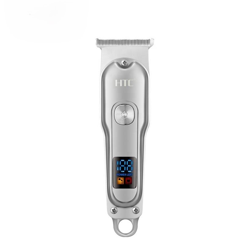 Original HTC AT-179 Rechargeable Hair Clipper & Beard Trimmer for Men – Cordless Grooming Kit with Stainless-Steel Blades, Adjustable Settings & Portable Design - 3