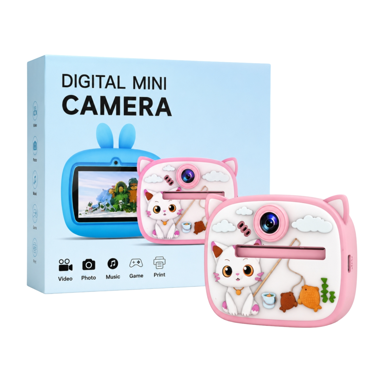 Kids Digital Camera – 2.4″ IPS Display