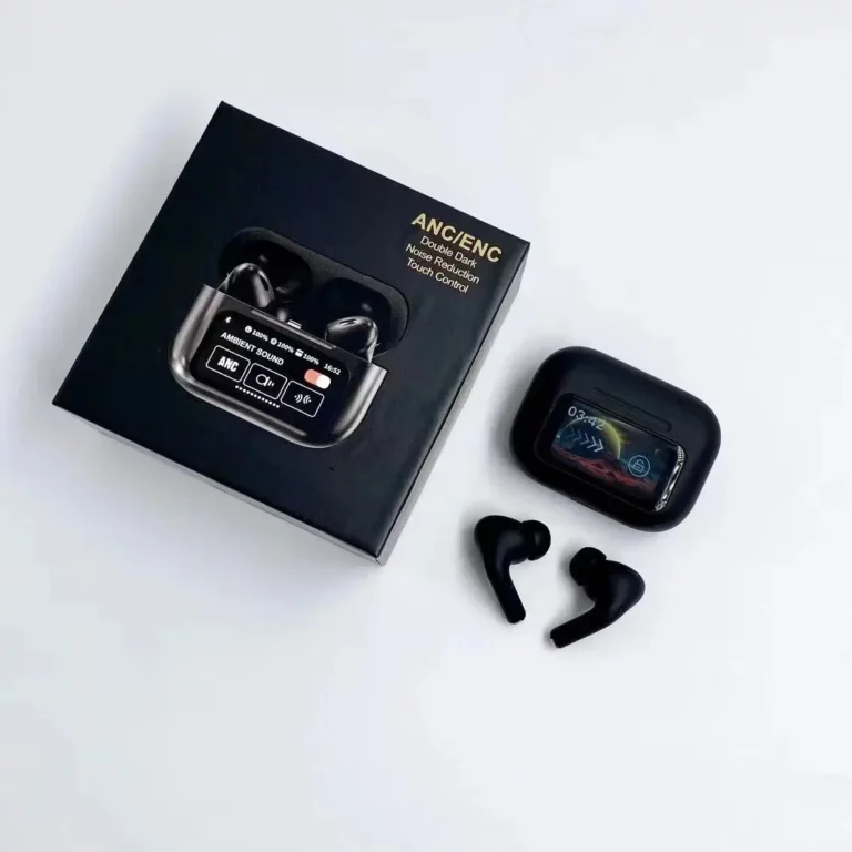 A9 Pro ANC Touch Screen Display Earbuds - 4