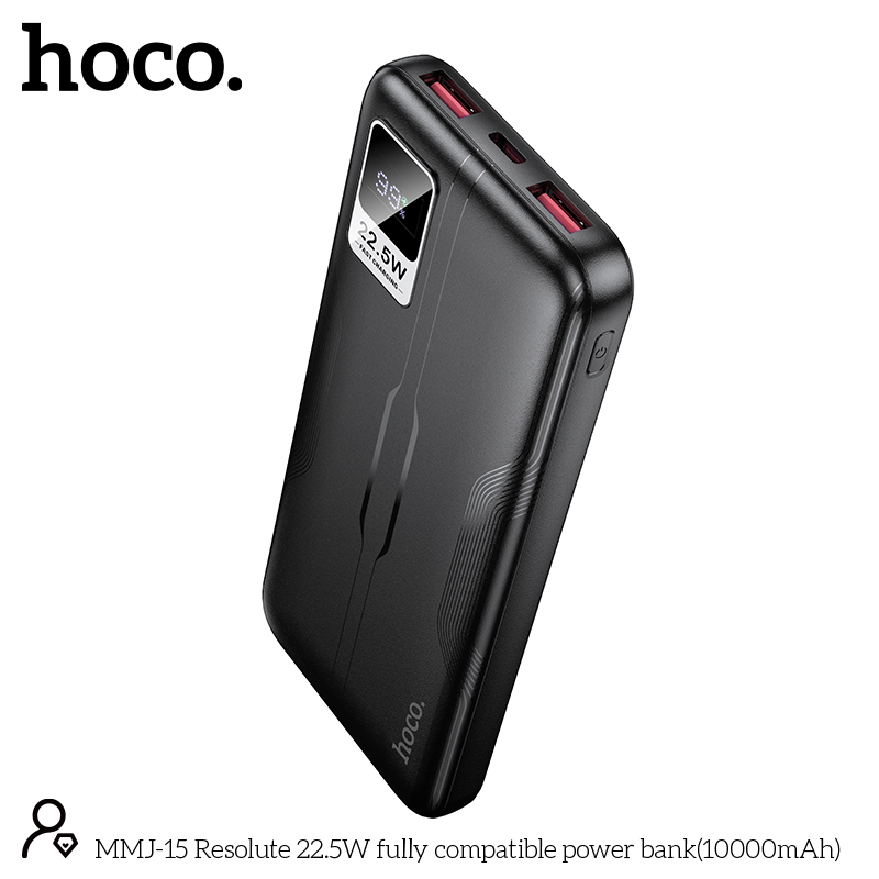 Hoco MMJ15 Resolute 22.5W 10000mAh Fast Charging Power Bank - 2