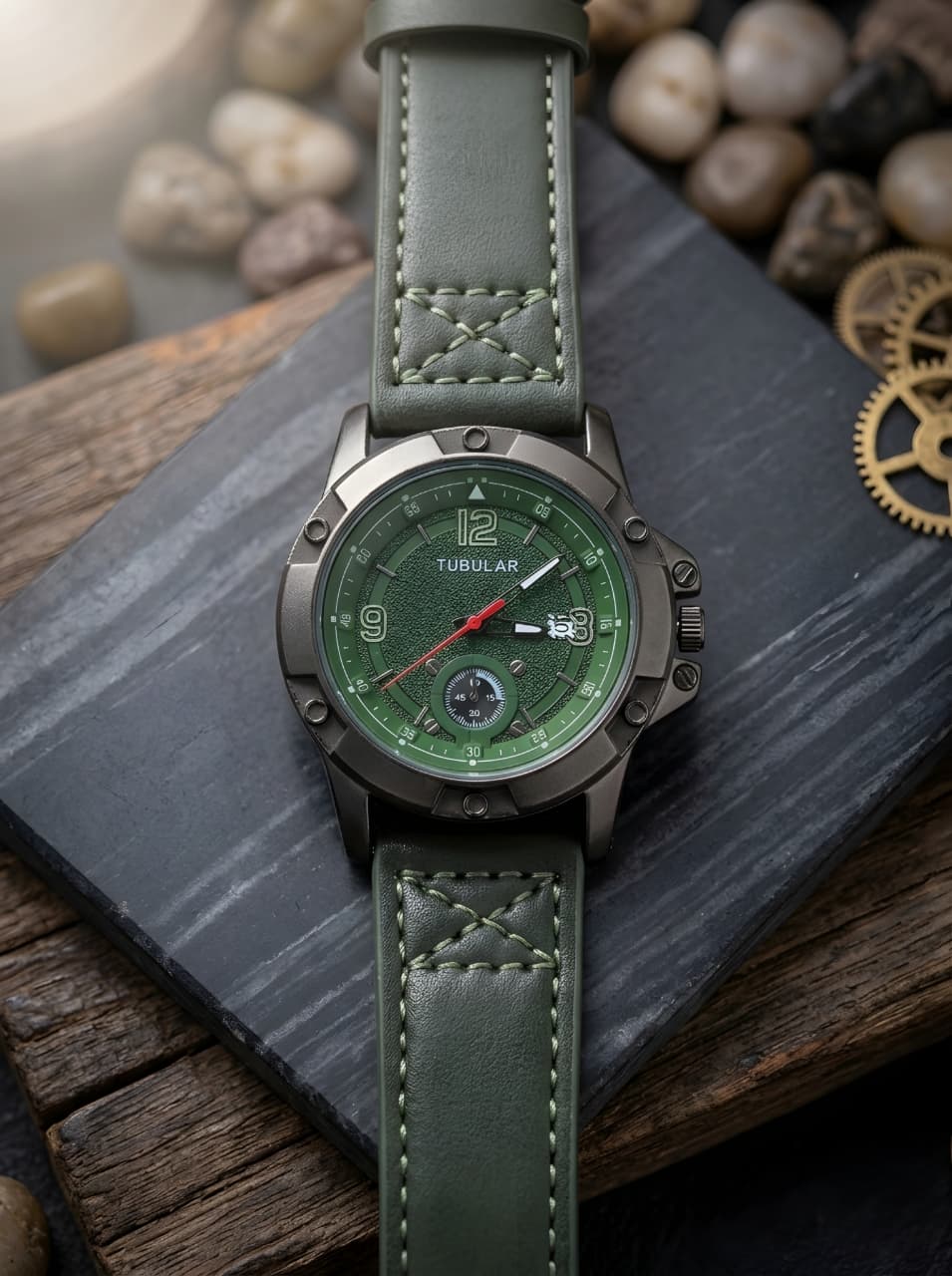 Tabular Boys Leather Belt Watch - 2