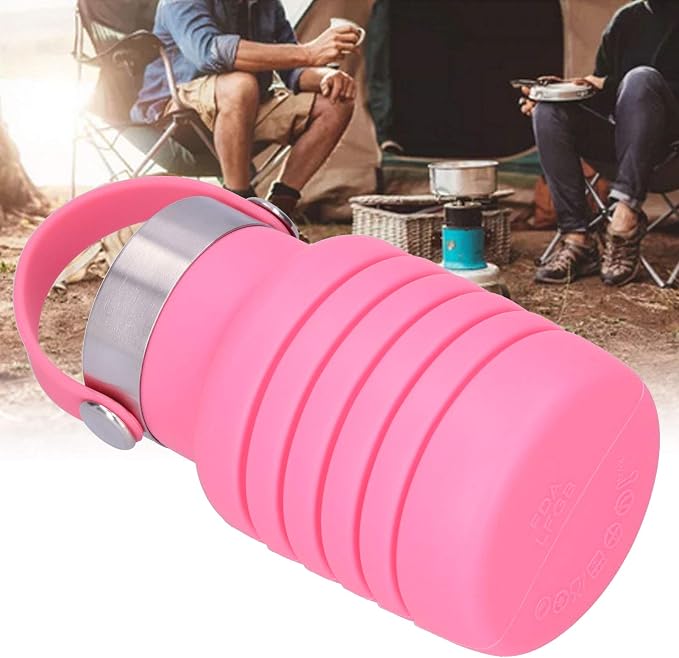 500ML Portable Silicone Water Bottle - 7