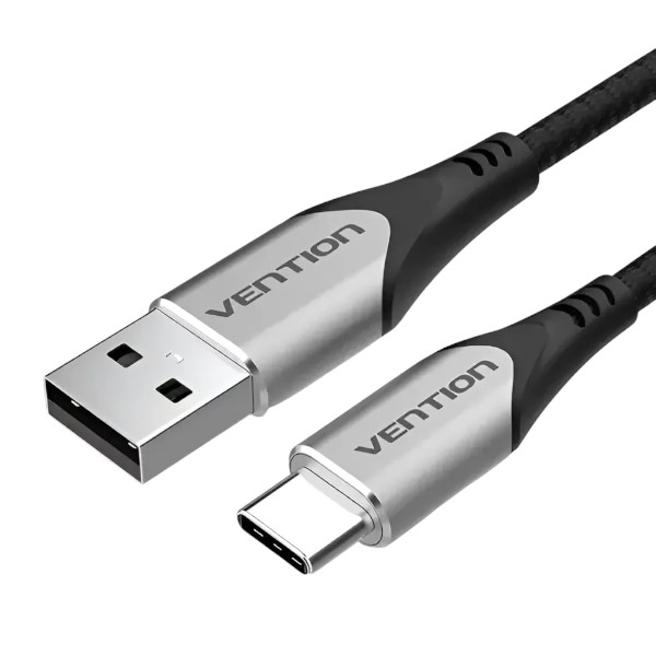 Vention Cotton Braided 1M USB 2.0 A to C 3A Cable - 2