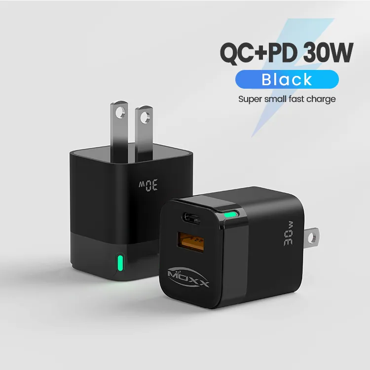 MOXX MC30 Power PD 30W Adapter Type-C & USB+A Port - 2