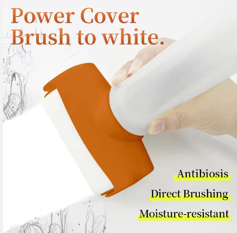 Wall Repair Coating With Roller Brush White Wall Stains and Graffiti Cover Paint Wall Reconstruct Agent - 2
