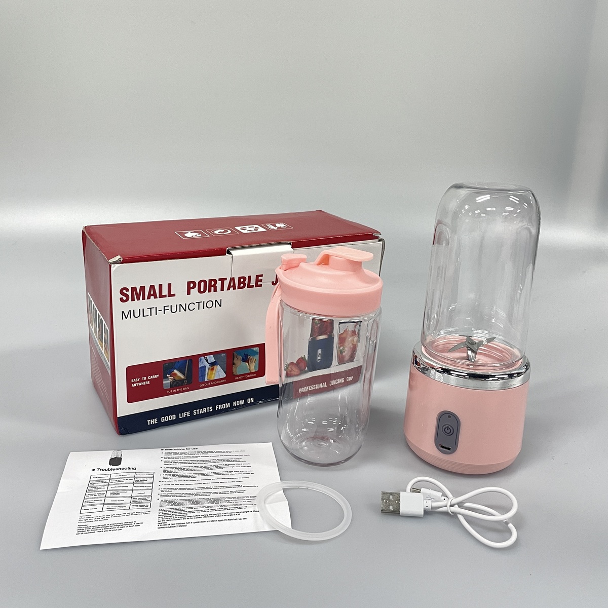 Portable Electric Blender Mini Fruit Juice Mixer - 2