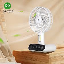 Duration Power DP-7624 Desktop Portable Rechargeable Fan 3000mAh - 3