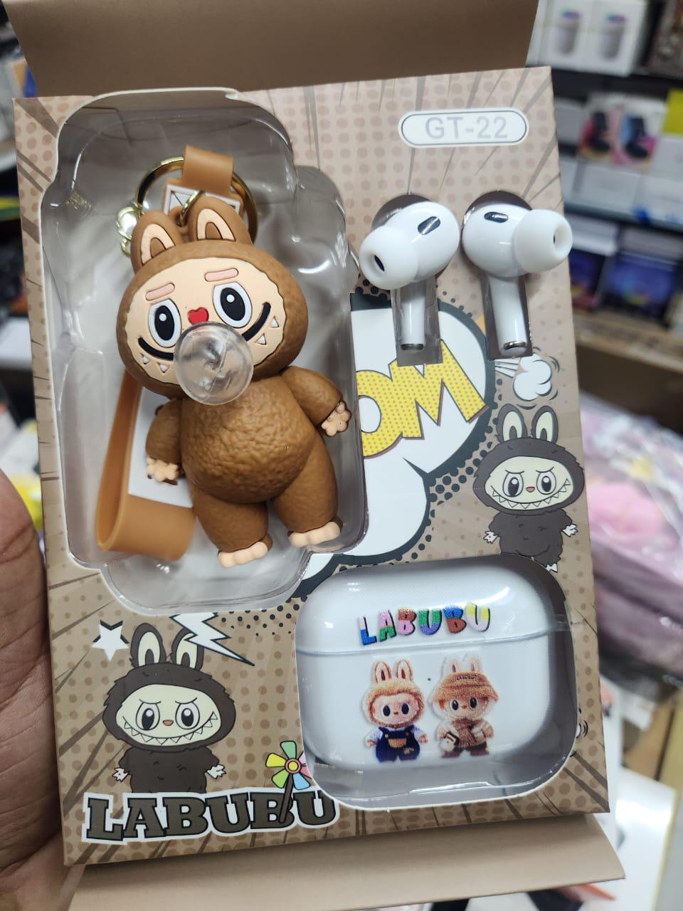 product image0 product image1 Labubu GT-23 Wireless Earbuds With Cute Cartoon Toy - 2
