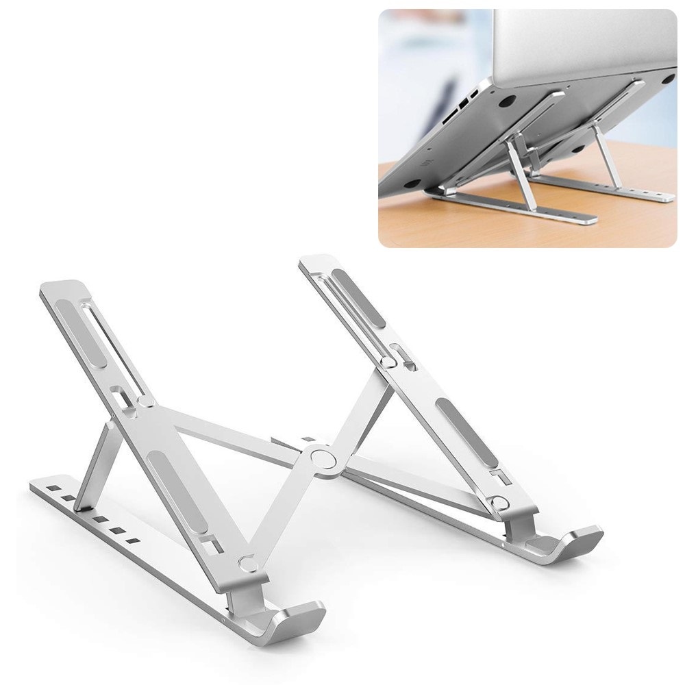 Aluminum Alloy Adjustable Portable Folding Notebook Stand Foldable Laptop Stand - 4