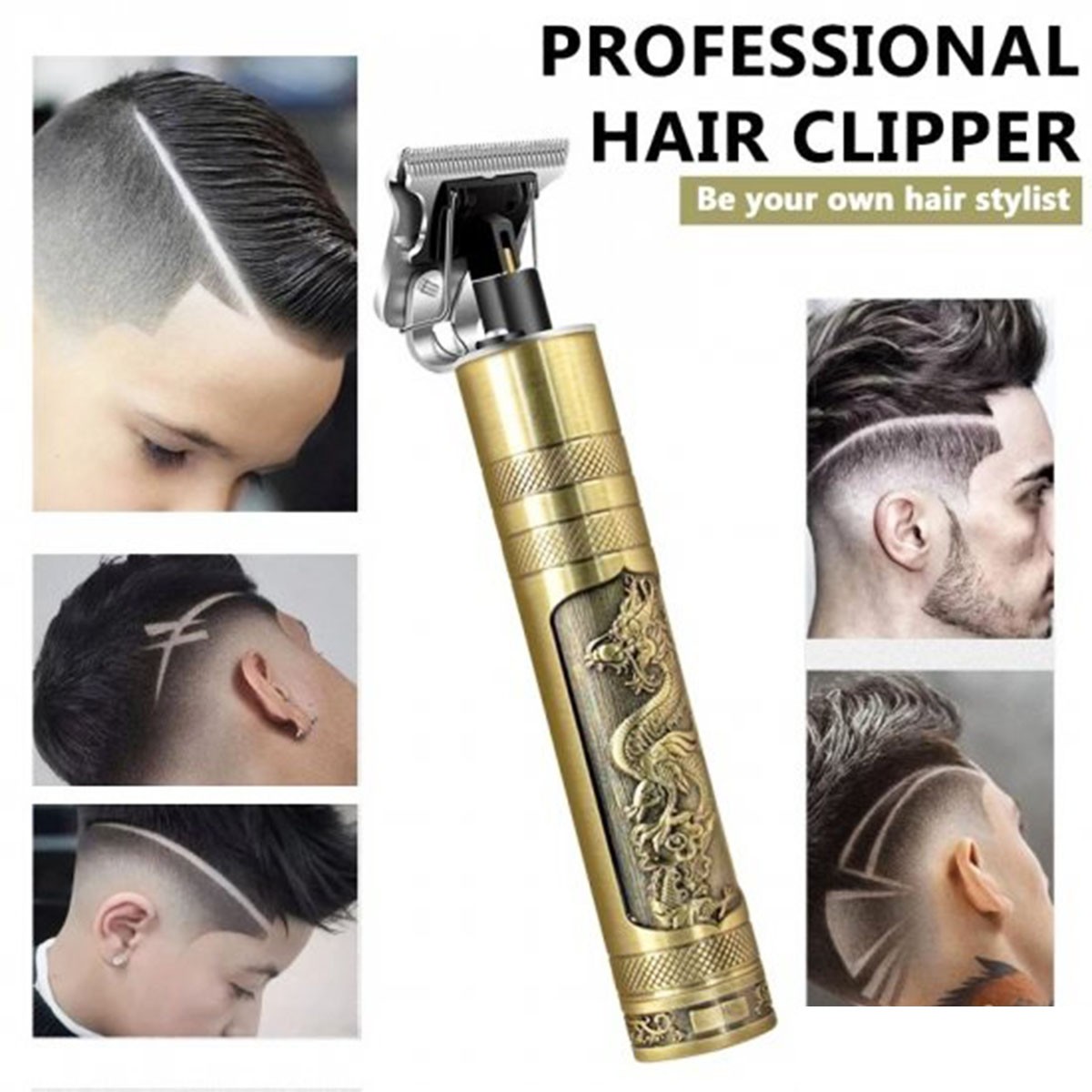 Vintage T9 Hair Cutting Machine Hair Trimmer Recharge Professional Cordless Hair Trimmer - 4