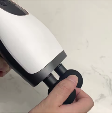 Professional Rechargeable Type-C Fascia Gun Double Handles and Heads Whole Body Muscle Relaxation Vibration Massage - 4